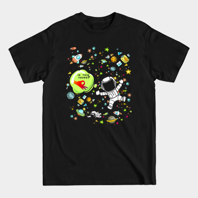 Discover Finger Circle Game Is this yours? Gotcha Okay Hand Astronaut T-shirt Dank Meme Apparel - Finger Circle Game - T-Shirt