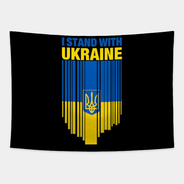 I Stand With Ukraine Tapestry by Fashion planet