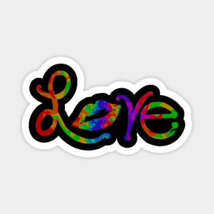 Love Rainbow Kiss Magnet