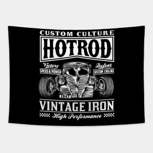 HOT ROD VINTAGE IRON Tapestry