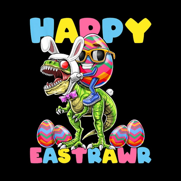 Happy Easter Bunny Dinosaur Egg Rabbit Ears by Gift Of Life