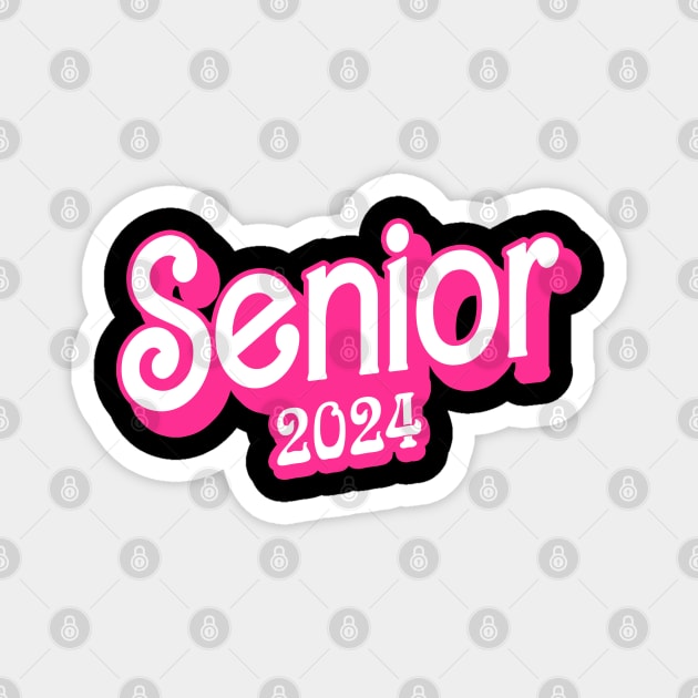 Class of 2024 Senior Gifts Funny Seniors 2024 Magnet by KsuAnn