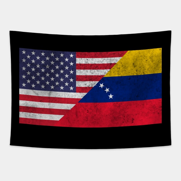 Venezuelan American Flag Tapestry by Trippycollage