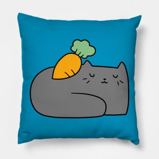 Carrot Cat Pillow