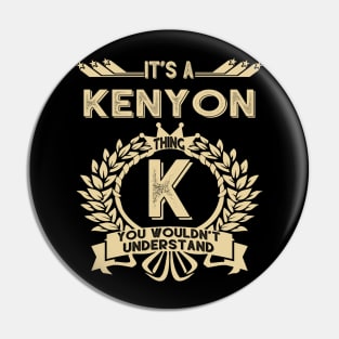 Kenyon Pin