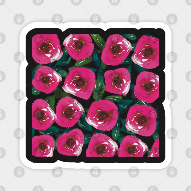 Roses are red, red roses Magnet by marina63