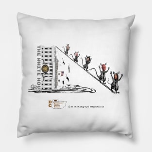 Rats Jump Sinking White House Ship Pillow