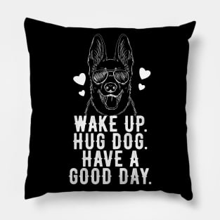 wake up hug dog Pillow