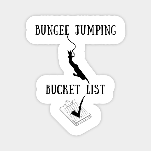 Bungee jumping bucket list Magnet by IOANNISSKEVAS