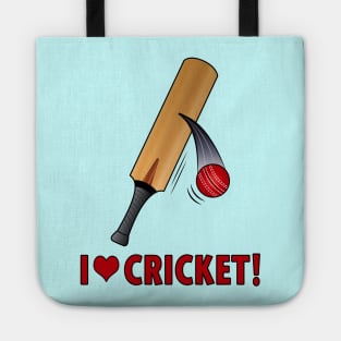 I Love Cricket! Tote