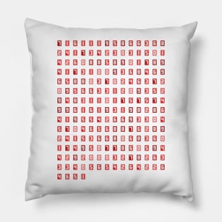 200 digit prime number (red rectangles) Pillow