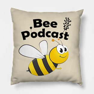 The Bee Podcast Pillow