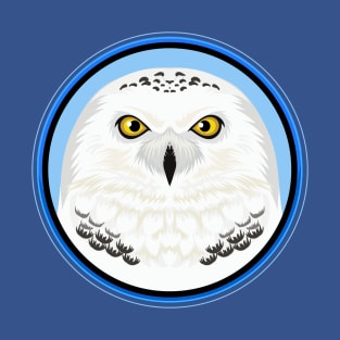 Snowy Owl Circle T-Shirt