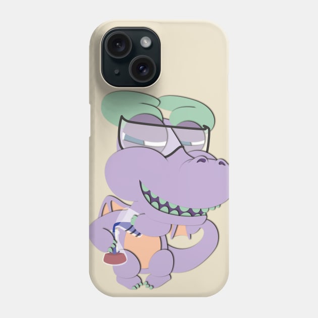 Dragon Scientist - What Could Possibly Go Wrong? Phone Case by PaperStingRay