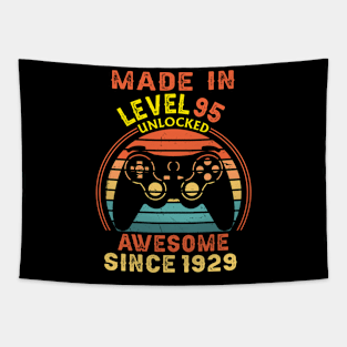 T4681929 Made In Level 95 Unlocked Awesome Since 1929 Tapestry