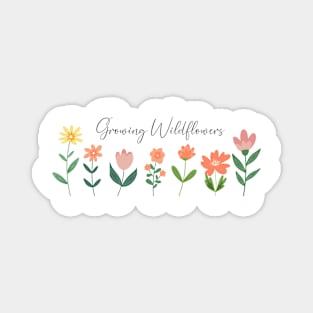 Growing Wildflowers Mom Shirt Magnet