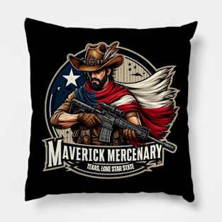 Texas State Veteran Warrior Pillow