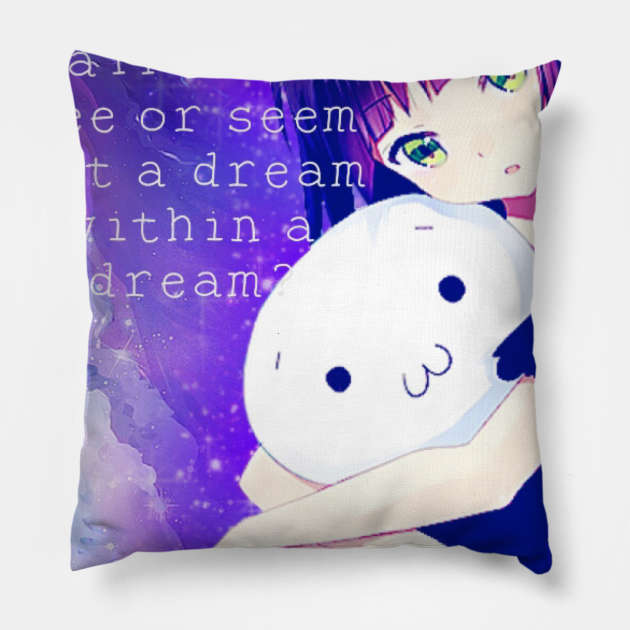 A Dream Within A Dream Pillow by ssydneyart