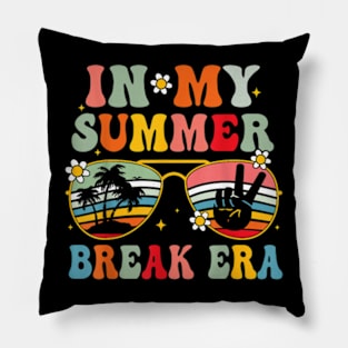 In My Teacher On Summer Break Era Last Day Of School Teacher Pillow