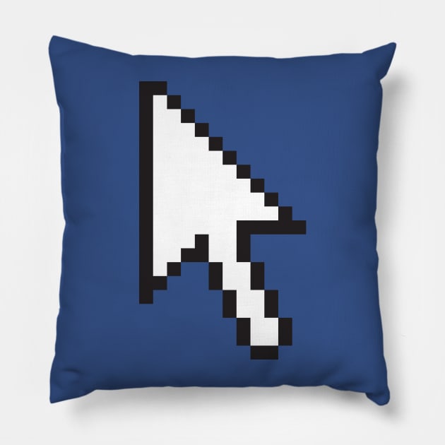 Vintage Mouse Pointer Pillow by sparklellama