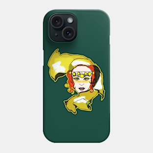 Golden Wanderer Girl Phone Case