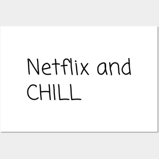 Prime Instant Video and Chill - Netflix And Chill - Posters