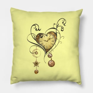 Wonderful steampunk heart Pillow