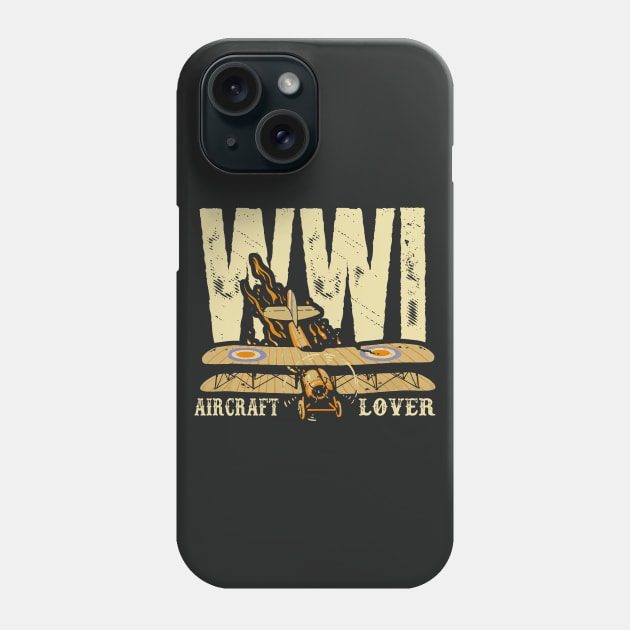 WW1 Aircraft Lover Phone Case by Distant War