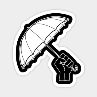 Black Lives Matter Protest Umbrella Frontline Defender Magnet