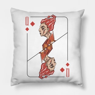 The Queen of diamonds Pillow