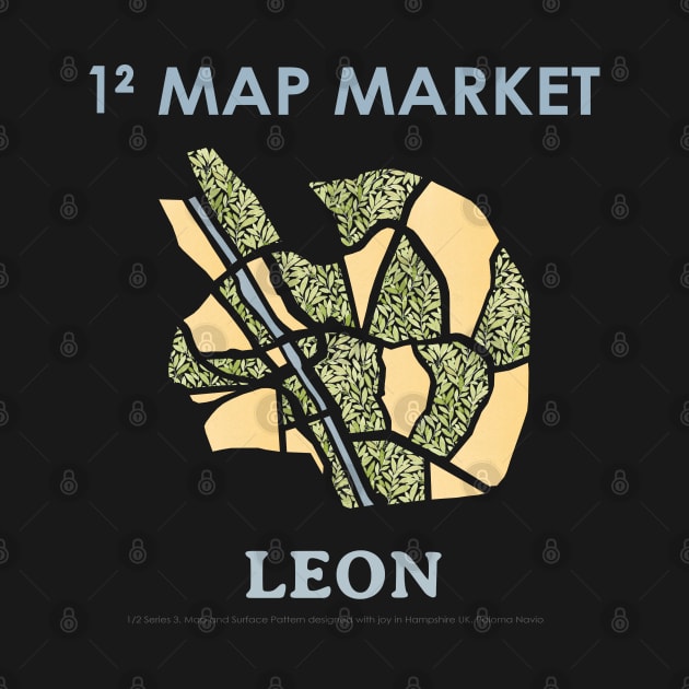 Leon Map - Pocket Size by Paloma Navio