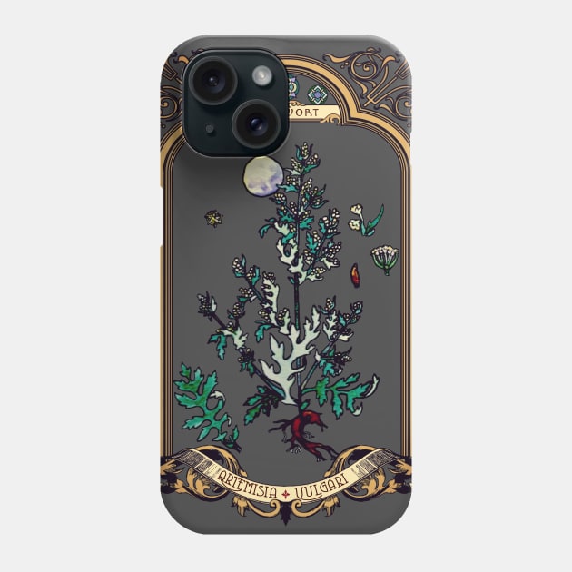 Mugwort Under Moon Phone Case by ThisIsNotAnImageOfLoss