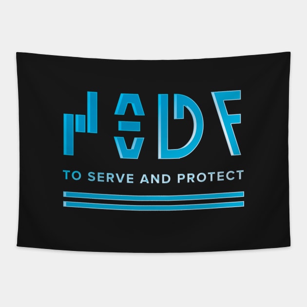 CBPD - Serve and Protect Tapestry by Heyday Threads