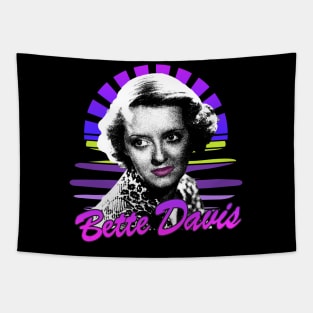 Bette davis / Sunset retro 80s Tapestry