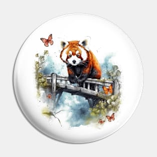 Red Panda Pin