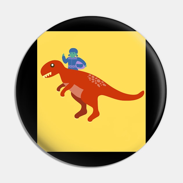 The Kids and Racing Dinosaur Pin by Saestu Mbathi