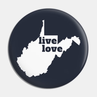 West Virginia - Live Love West Virginia Pin