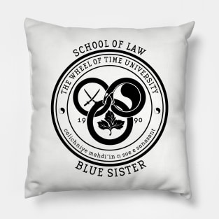 The Wheel of Time University - School of Law (Blue Sister) Pillow