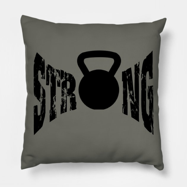 STRONG Pillow by MuscleTeez