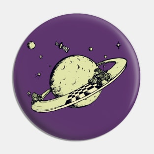 Race in space Pin