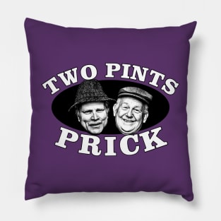 TWO PINTS PRICK Pillow