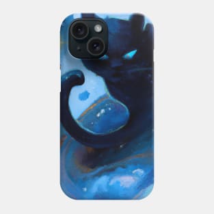 Cosmic Cat is Overseeing the Universe Phone Case