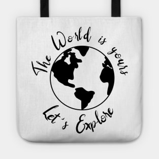 Let's Explore The World Tote