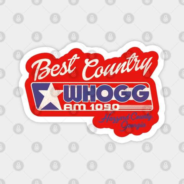 WHOGG Radio 1090 // Hazzard County Georgia Magnet by darklordpug