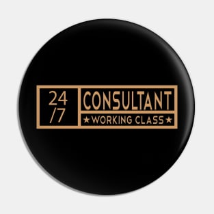 Consultant Tittle Job Pin