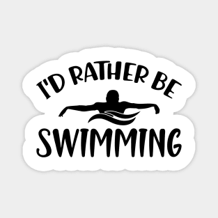 Swimmer - I'd rather be swimming Magnet