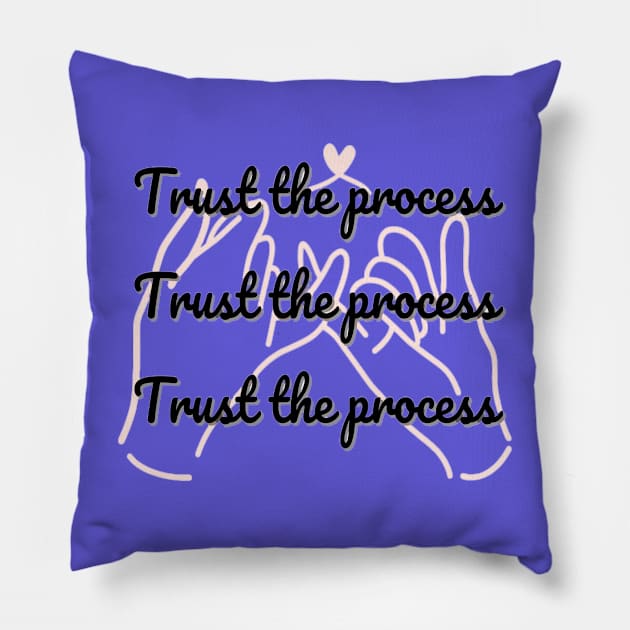 Trust the Process Pillow by Naturally Divine Goddess Tarot