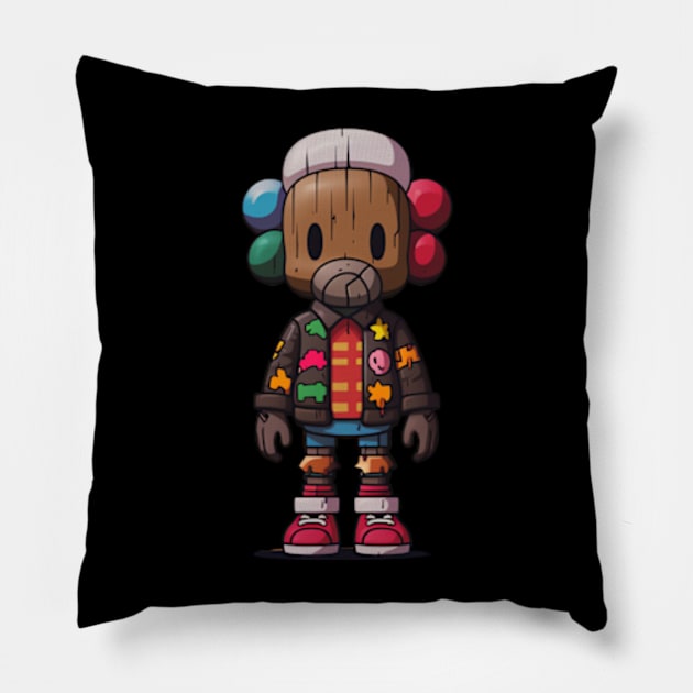 Hypebeast Kaws Figures Pillow by Nenok