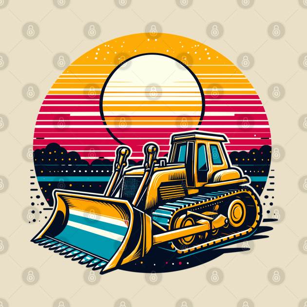 Bulldozer by Vehicles-Art