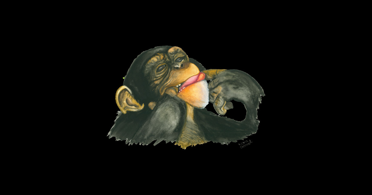 Trend Monkey Design - Best Selling Monkey - Sticker | TeePublic
